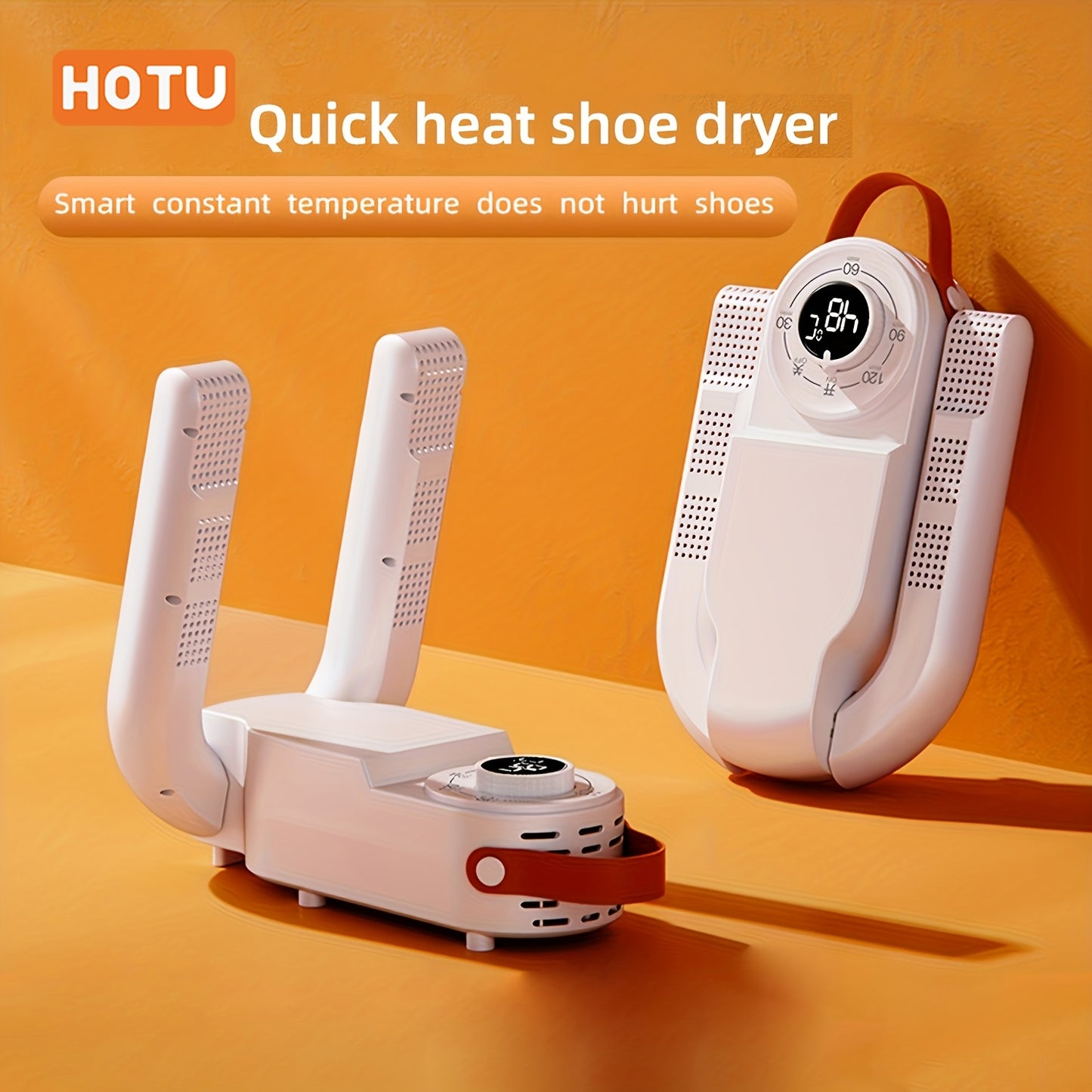 HOTU Quick Heat Shoe and Boot Dryer with 360° Air Output