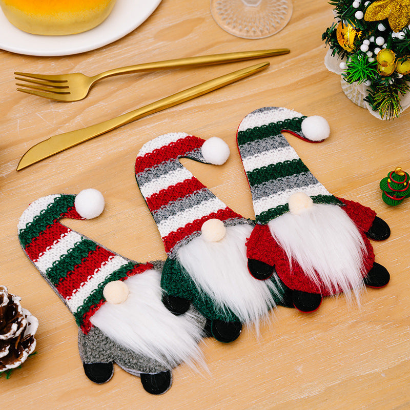 Christmas Gnome Cutlery Holders