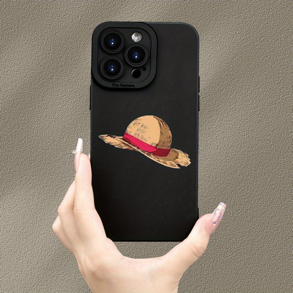 Luffy Straw Hat TPU Shockproof Protective Phone Case