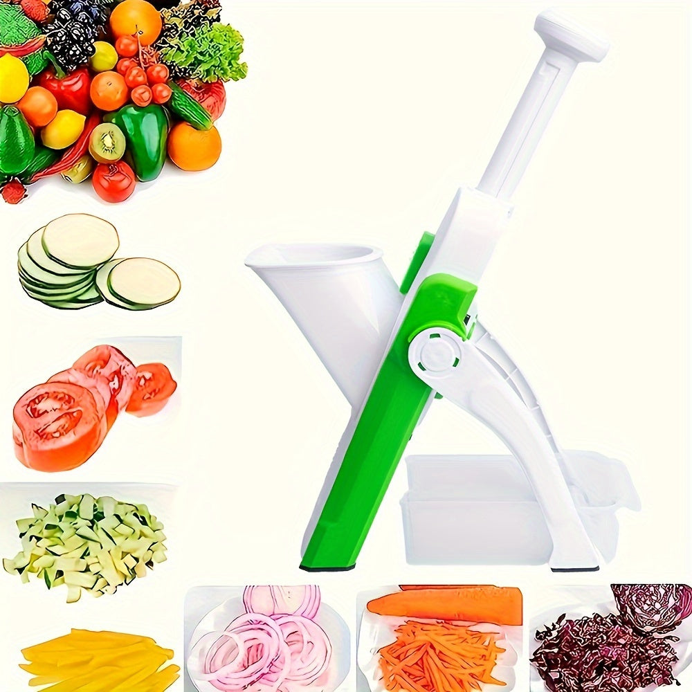 Manual Vegetable Slicer Set - Stainless Steel Blades