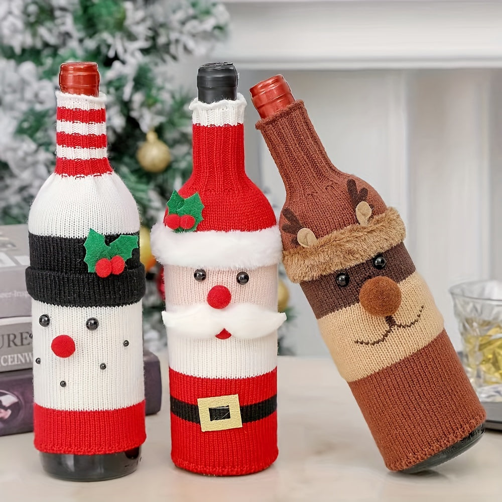 Christmas Wine Bottle Cover Bags