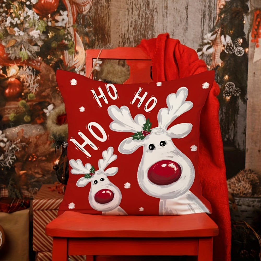 Festive Christmas Pillowcases- 4 Pieces