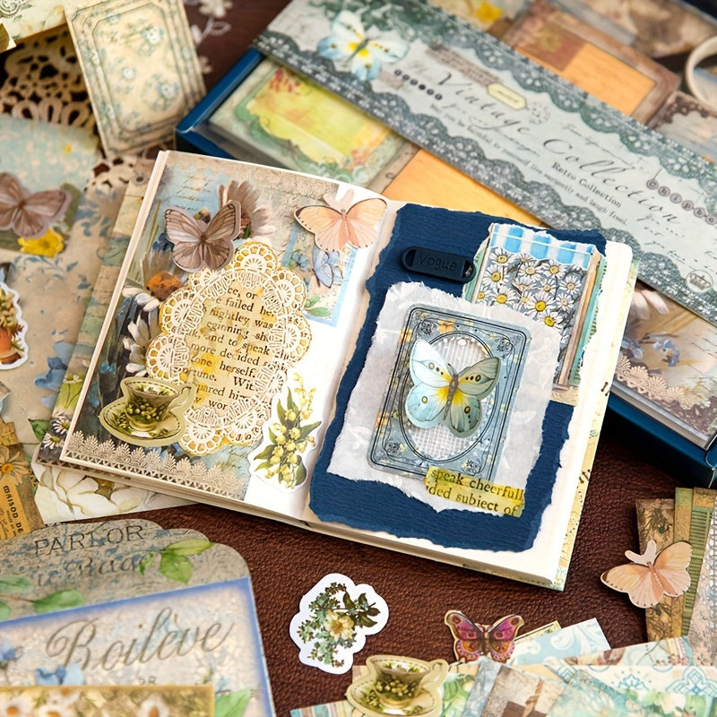 Scrapbooking, Retro Gift Set -222 pieces