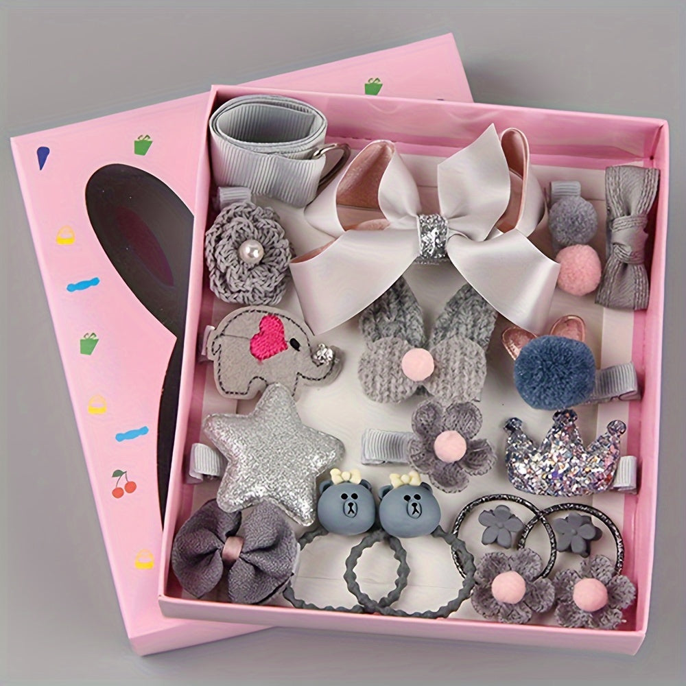 Lovely Hair Barrettes Set Gift Box