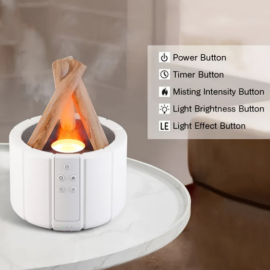 Electric Fireplace Humidifier - USB Powered