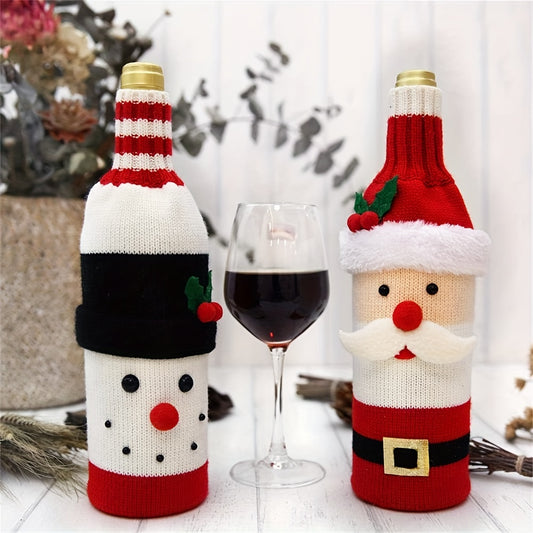 Christmas Wine Bottle Cover Bags