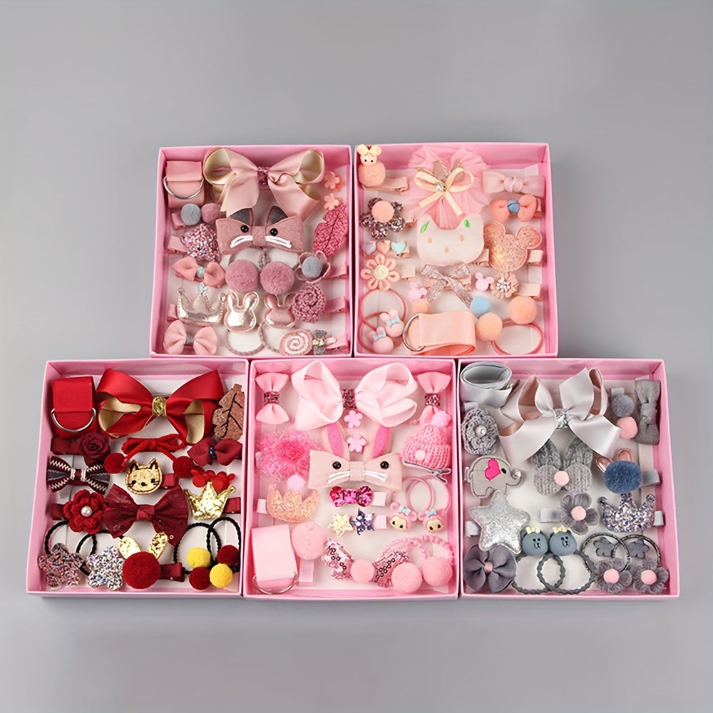 Lovely Hair Barrettes Set Gift Box