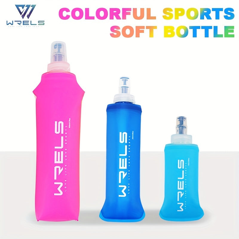 WRELS Foldable Silicone Sports Water Bottle