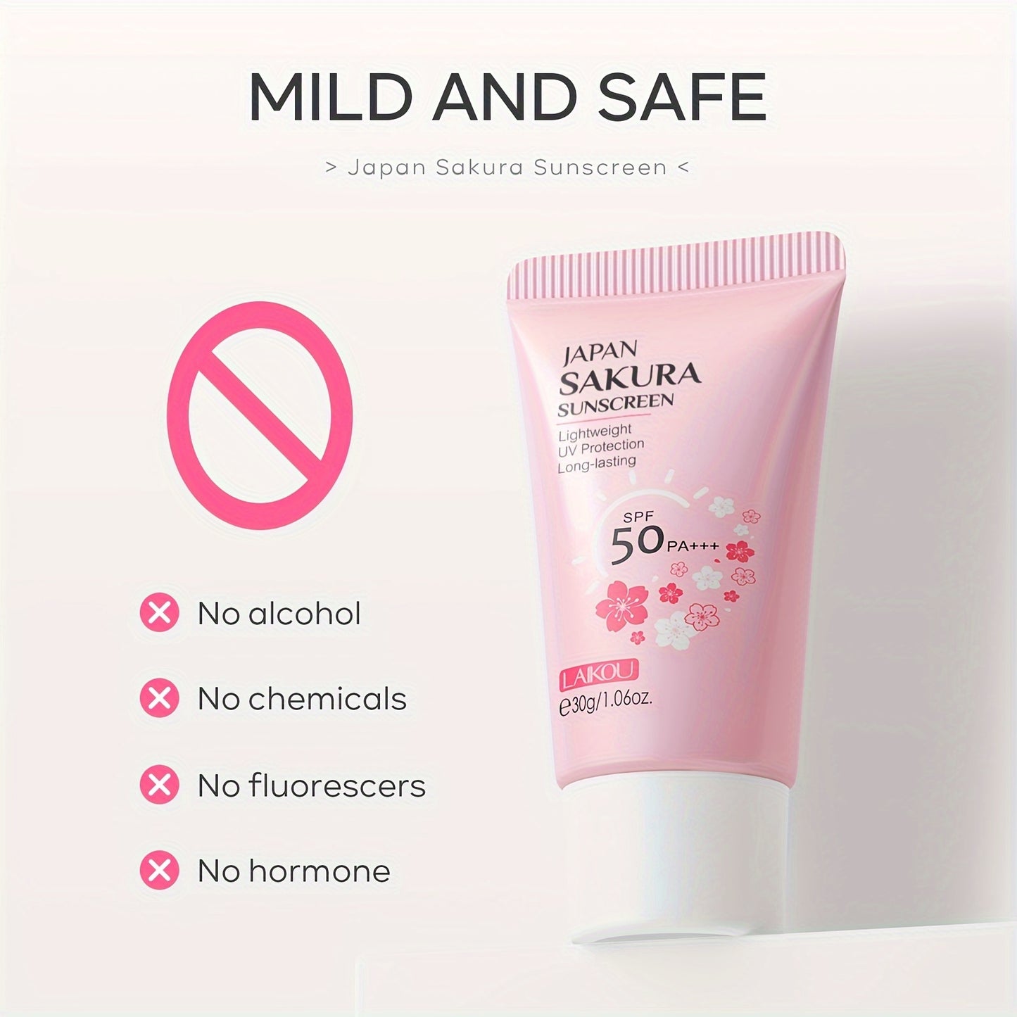 Sakura Toning Skin Care Cream 30g