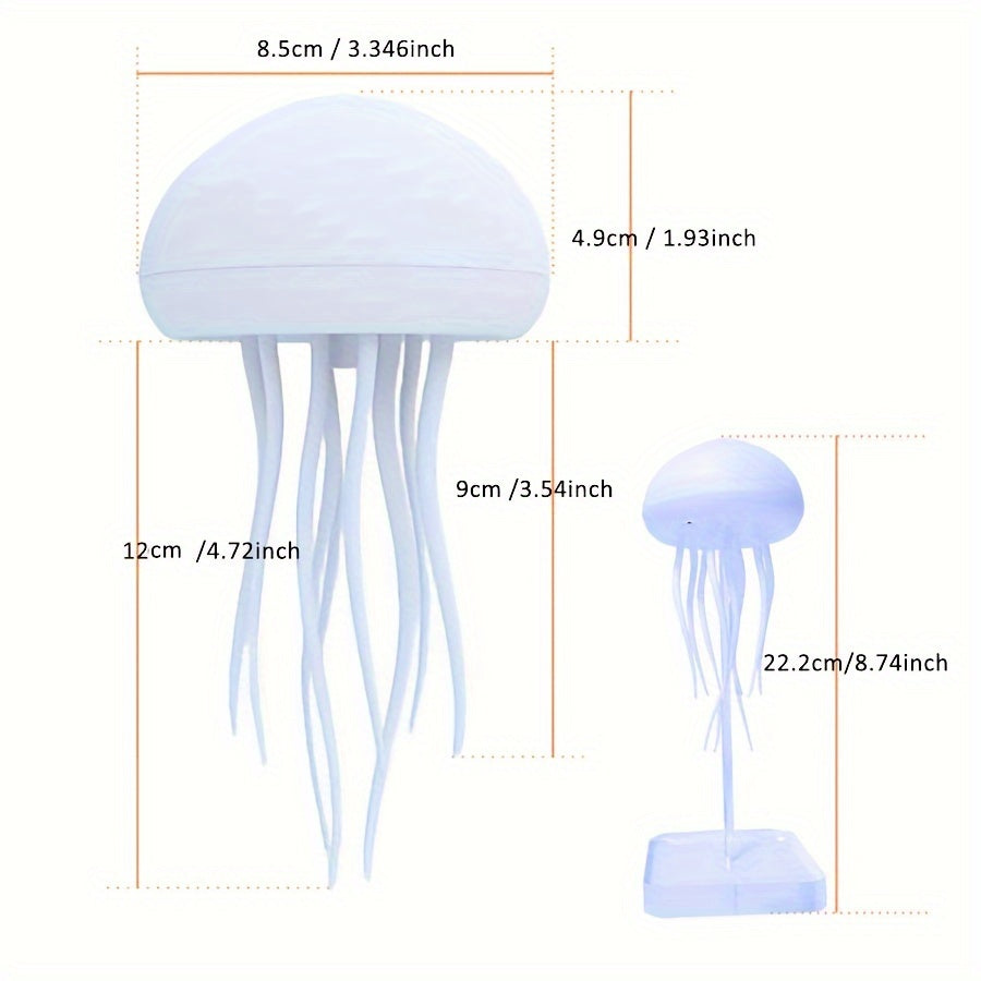 Modern Jellyfish Desk Lamps, USB Powered