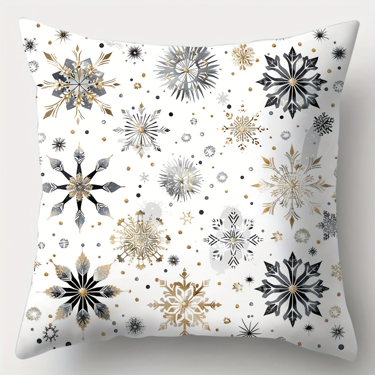 Festive 4pcs Christmas Pillow Cover Set