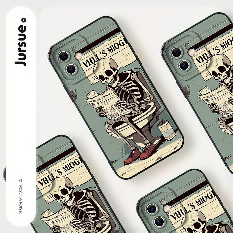 Skull Shockproof Soft Phone Case