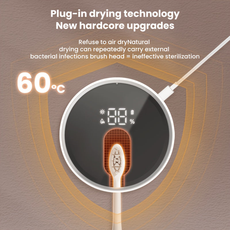 Smart Toothbrush Sterilizer with UV Display Screen