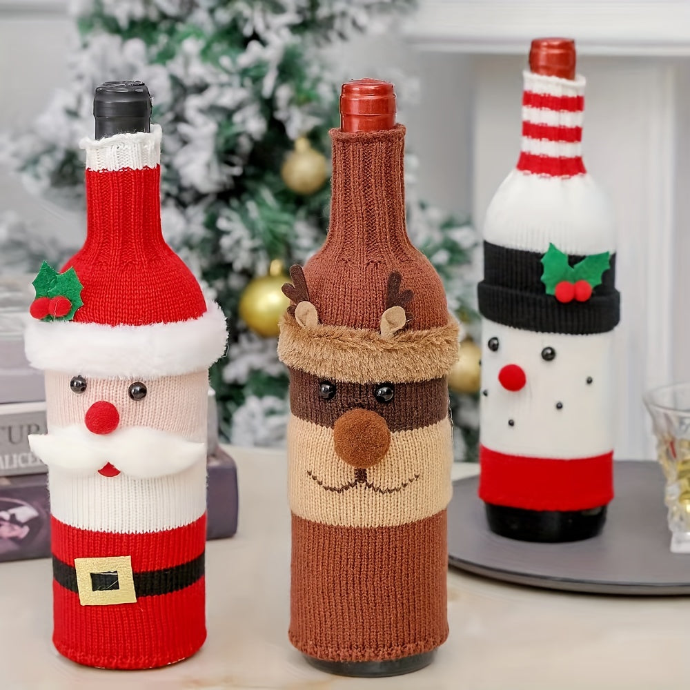 Christmas Wine Bottle Cover Bags