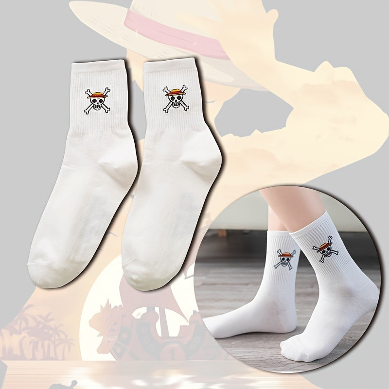 One Piece Luffy 2pcs Fashion Socks