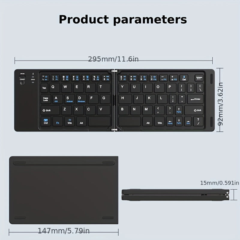 B.O.W X23 Wireless Foldable Keyboard