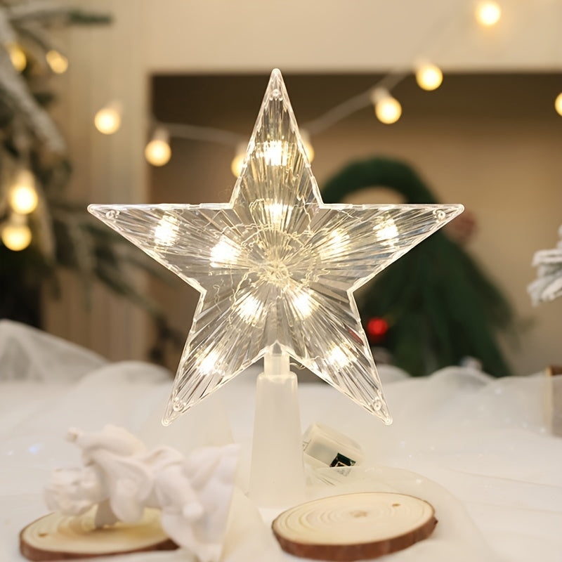 Luminous Star Christmas Tree Top