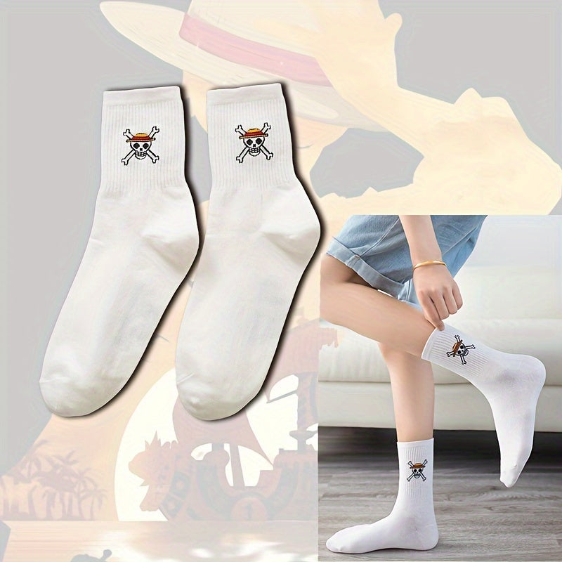 One Piece Luffy 2pcs Fashion Socks