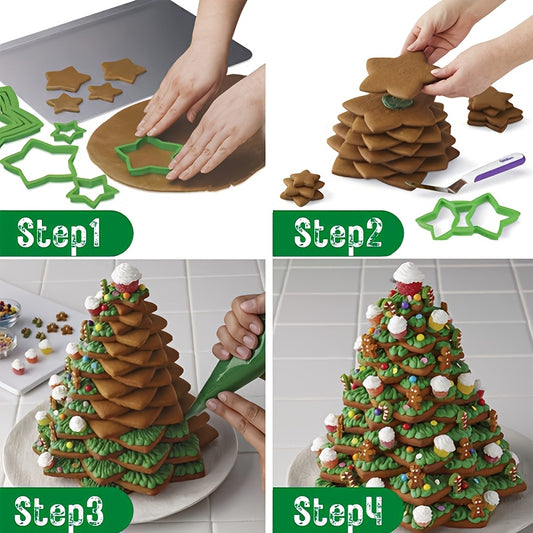 Christmas Tree Cookie Cutter Set - 10 size