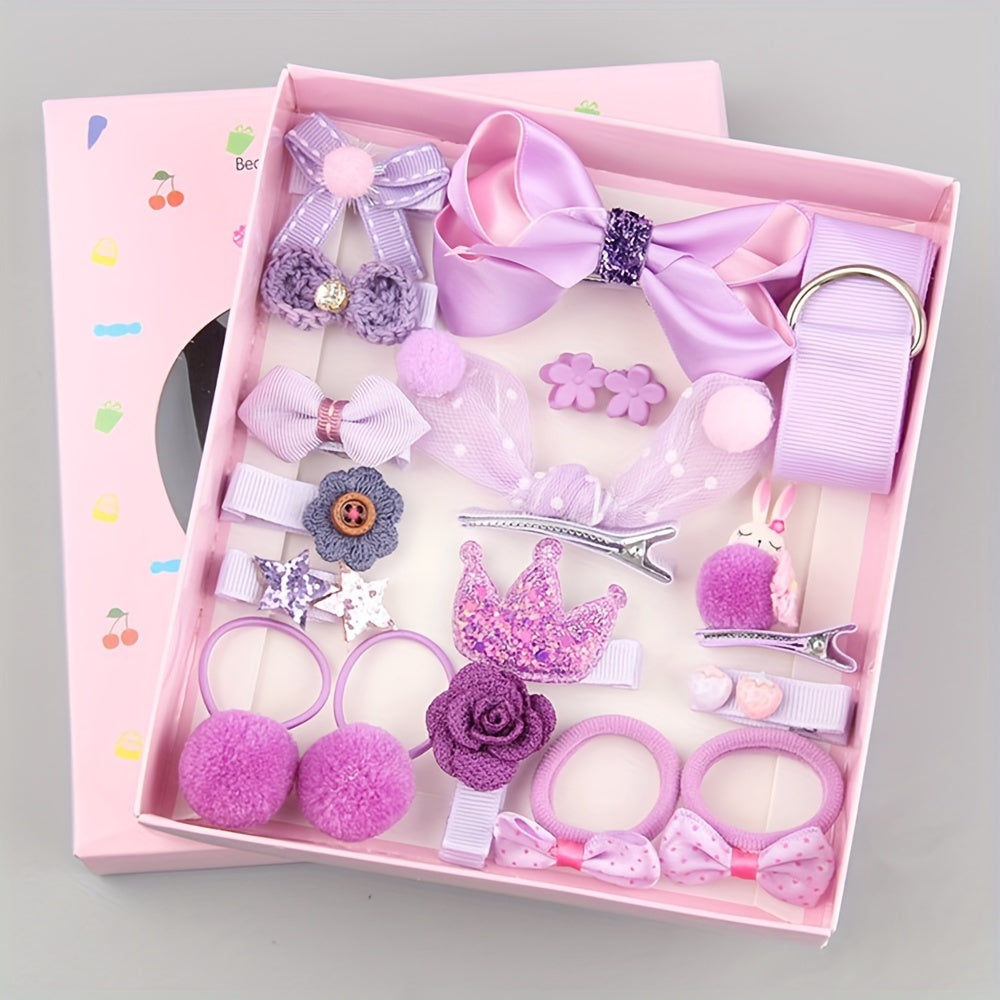 Lovely Hair Barrettes Set Gift Box