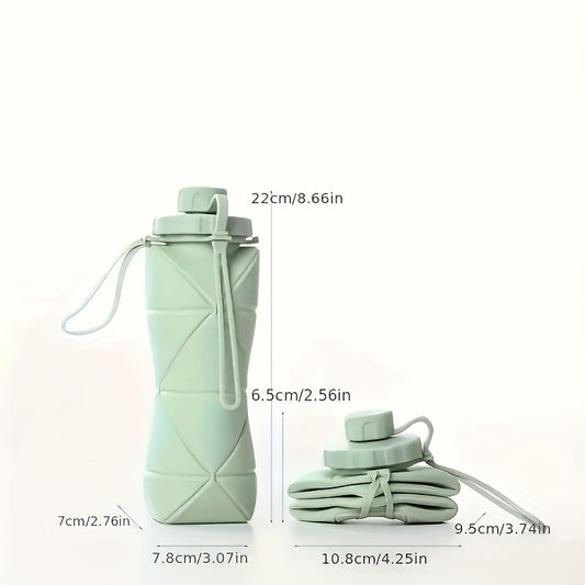 Foldable Leak-Proof Silicone Water Bottle