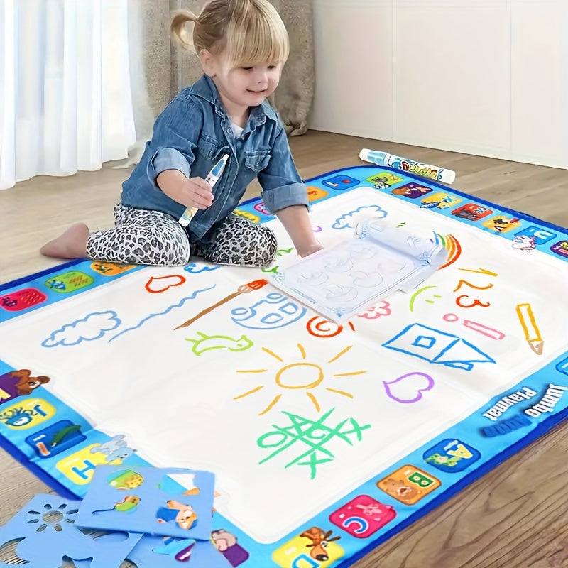 Kids Oversized Graffiti Carpet Painting Water Canvas