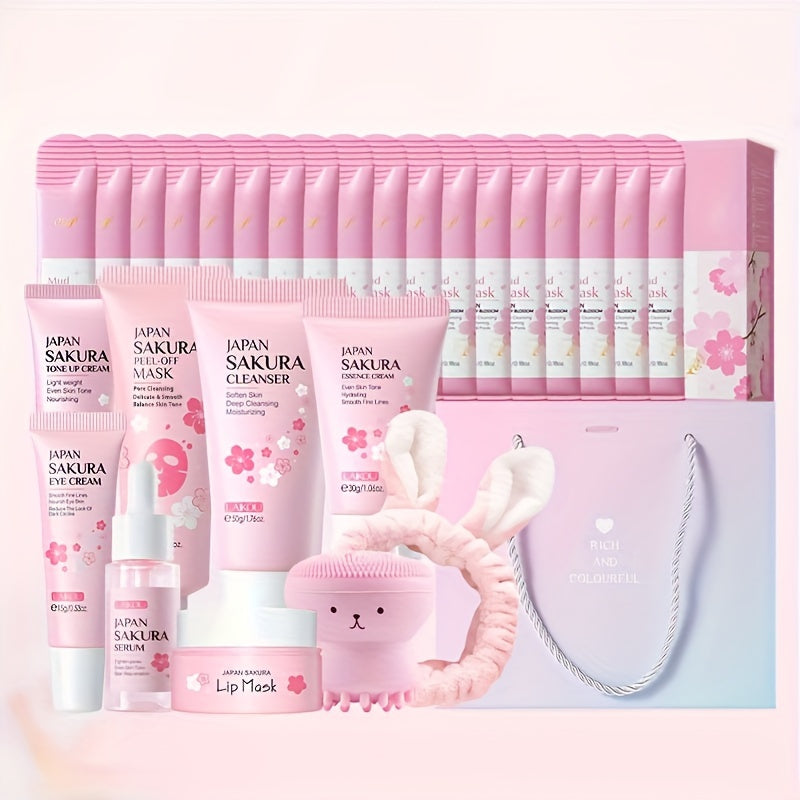 10pcs Japan Sakura Skin Care Kit For All Skin Types