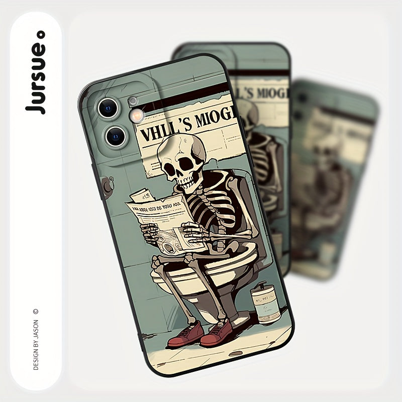 Skull Shockproof Soft Phone Case