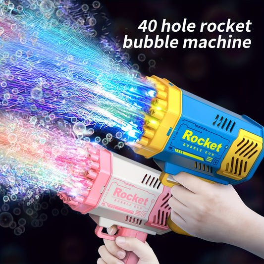 Bubbles Rocket Launcher Handheld - 40 holes