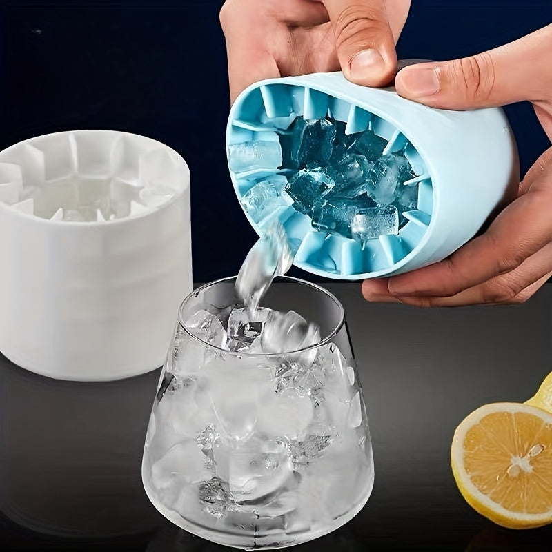 Silicone Ice Cube Mold - Holds Up To 60 Cubes