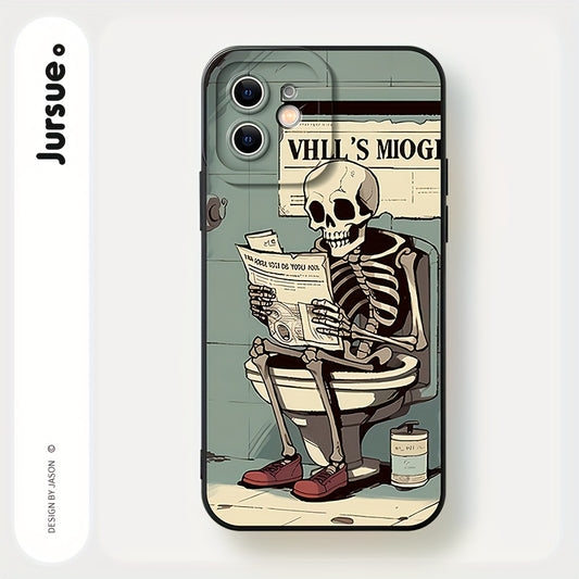 Skull Shockproof Soft Phone Case