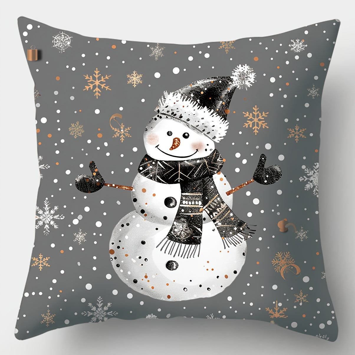 Festive 4pcs Christmas Pillow Cover Set