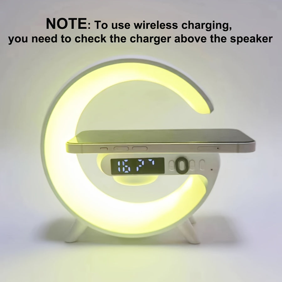 Wireless Bluetooth Lamp Speakers Charging Station