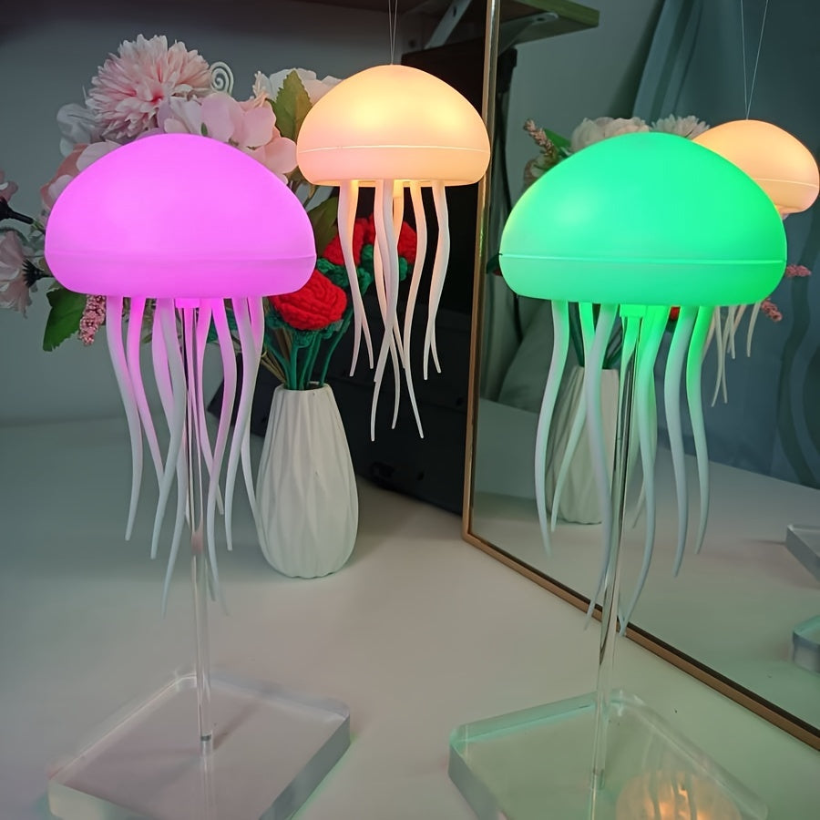 Modern Jellyfish Desk Lamps, USB Powered