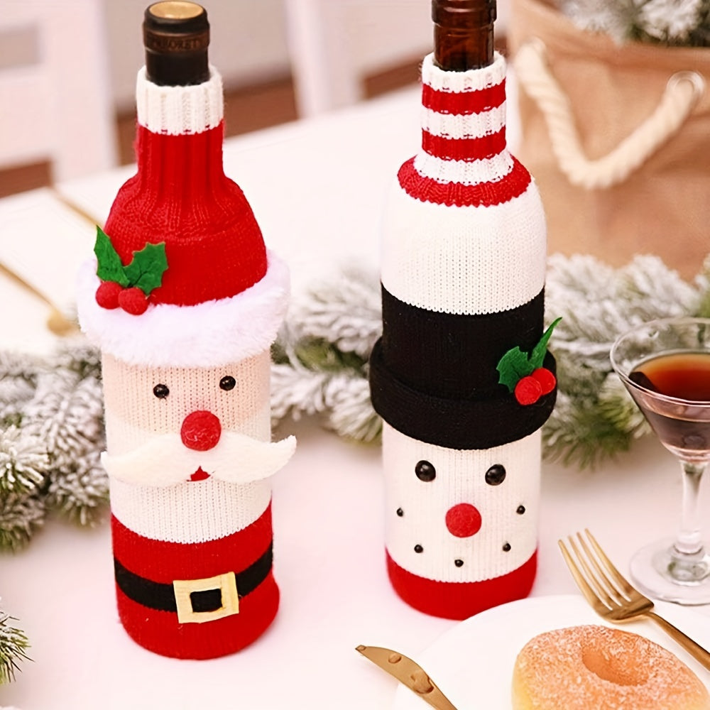 Christmas Wine Bottle Cover Bags