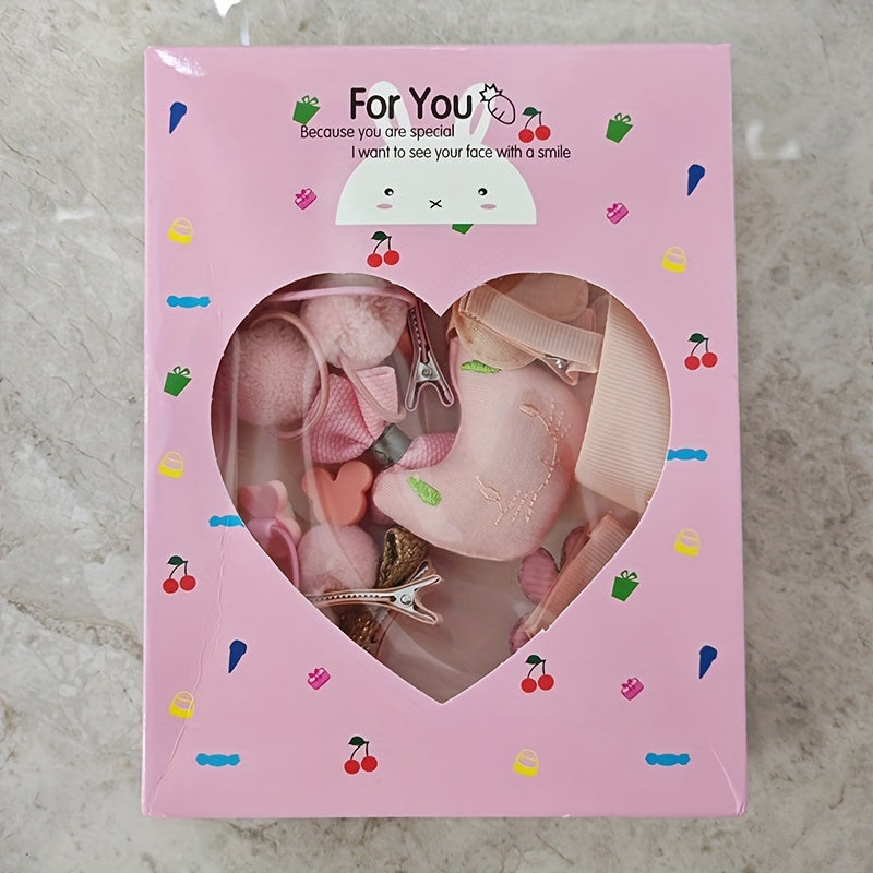 Lovely Hair Barrettes Set Gift Box