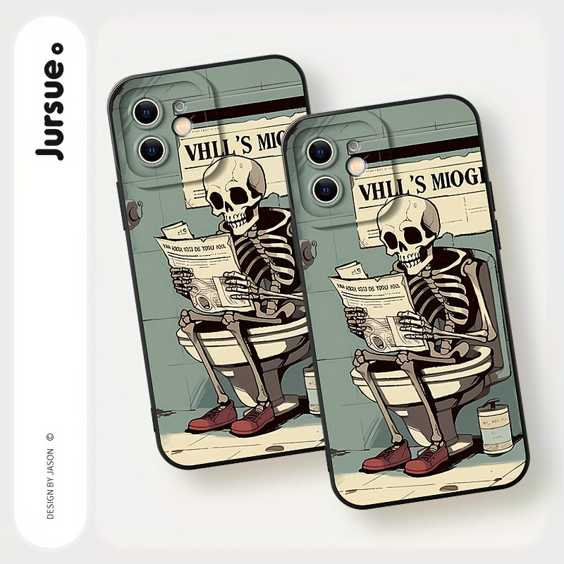 Skull Shockproof Soft Phone Case