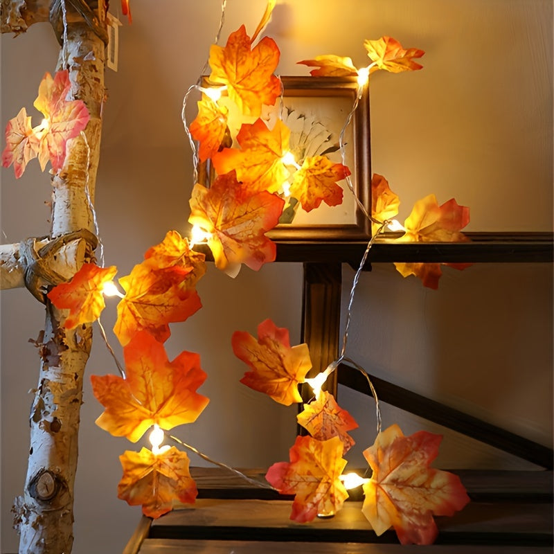 Maple Leaf LED String Lights