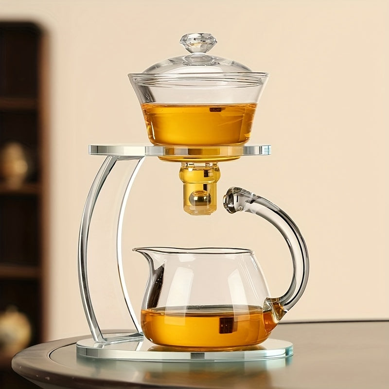 RORA Glass Tea Set - High Borosilicate Clear Teapot