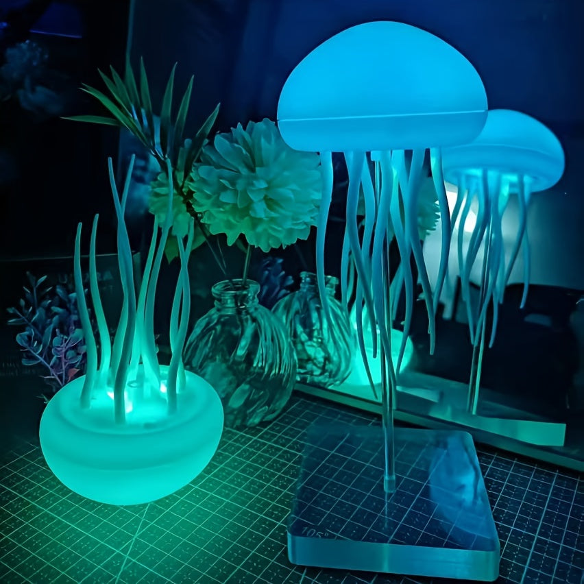 Modern Jellyfish Desk Lamps, USB Powered