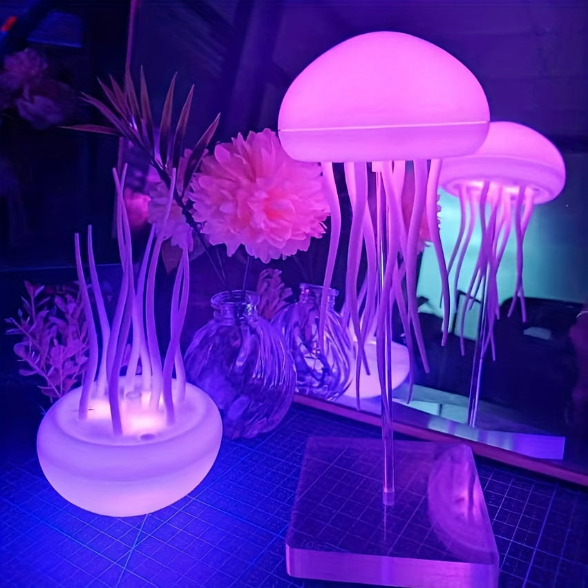 Modern Jellyfish Desk Lamps, USB Powered