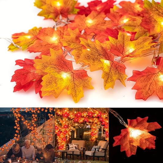 Maple Leaf LED String Lights