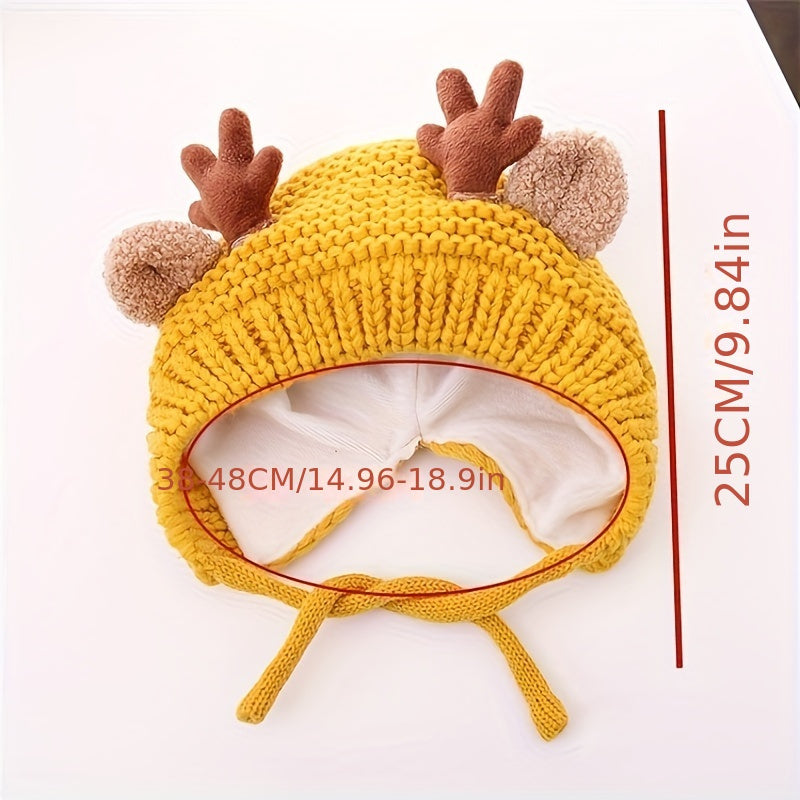 Christmas Reindeer Antler Pet Hat