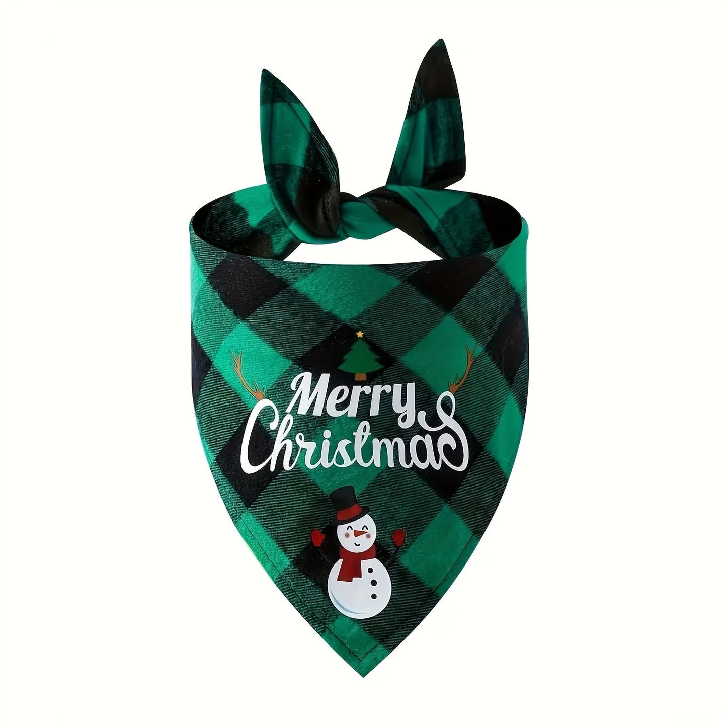 Christmas Pet Triangle Scarf