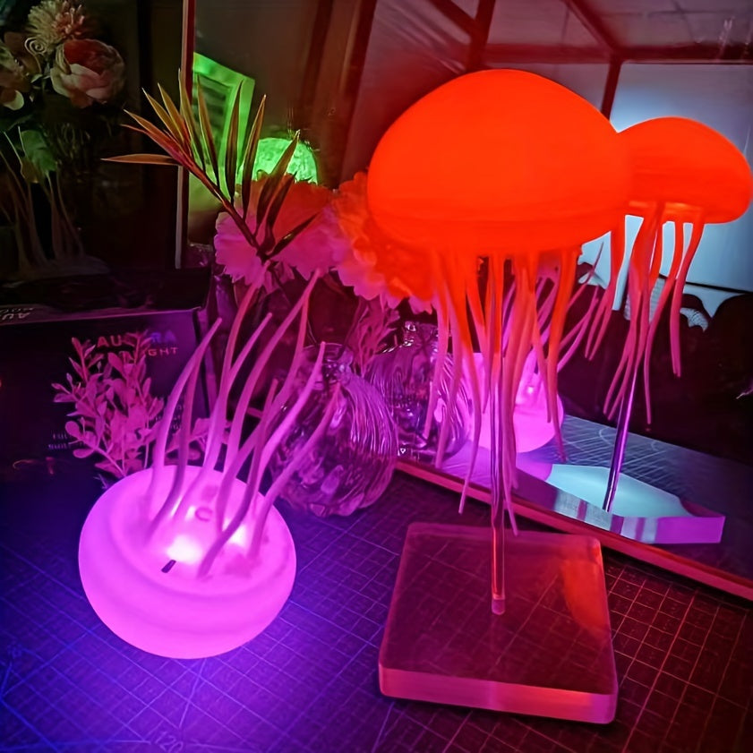 Modern Jellyfish Desk Lamps, USB Powered