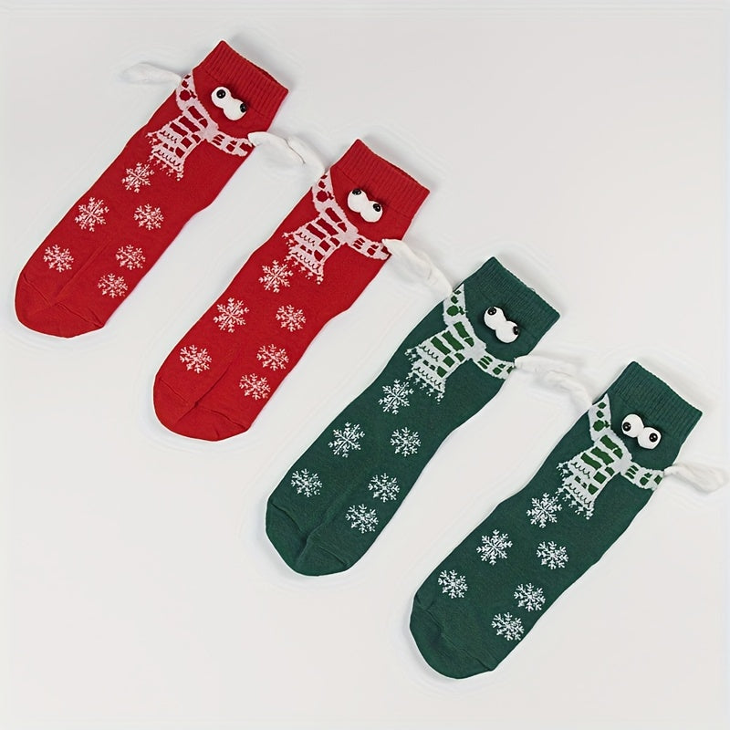 Christmas Magnetic Hand-Holding Socks