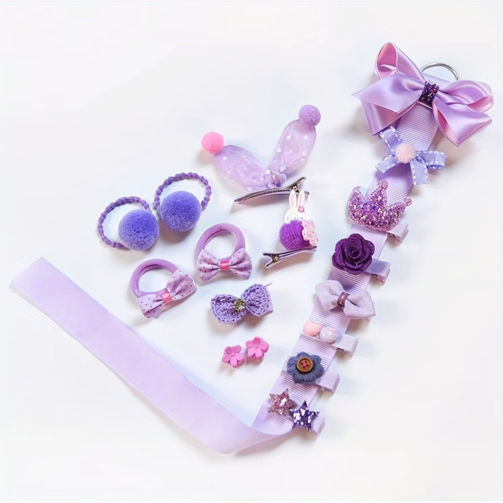 Lovely Hair Barrettes Set Gift Box